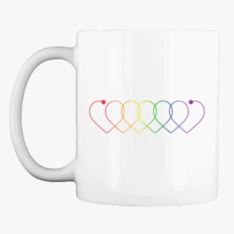 LGBT Color Hearts