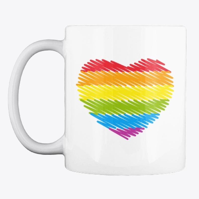 LGBT Rainbow Heart Collection 